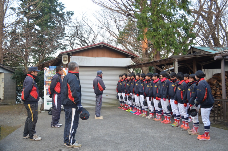 必勝・安全祈願・練習初め