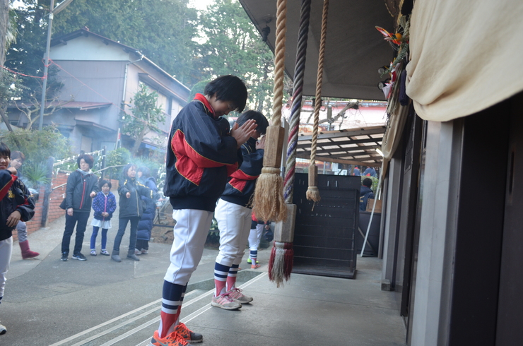 必勝・安全祈願・練習初め