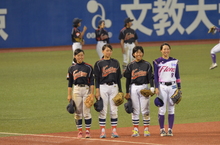 世界記録に挑戦！埼玉アストライア　キャップトスチャレンジ